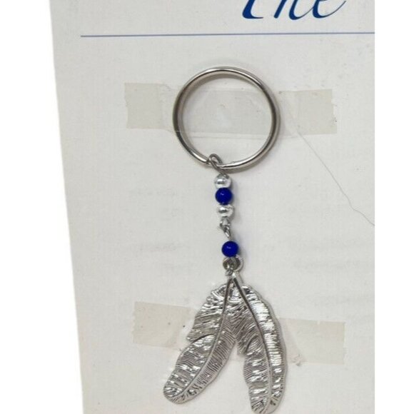 Council Of Indian Nations Trail Of Tears Card And Metal Feather Keychain NOS - Picture 1 of 3